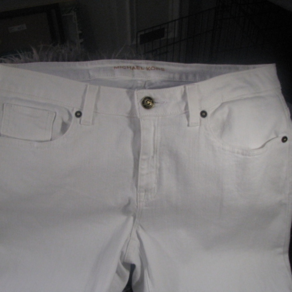Micheal Kors White Denim Pants